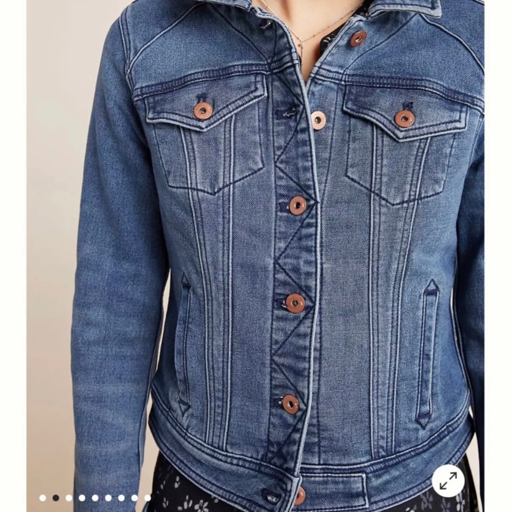 Pilcro and the Letterpress by Anthropologie denim jacket